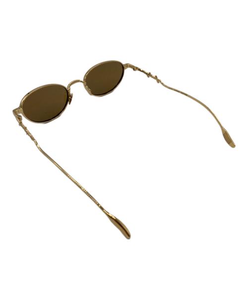 SUPREME（シュプリーム）Supreme (シュプリーム) Capital Sunglasses ゴールドの古着・服飾アイテム