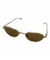 Supreme (シュプリーム) Capital Sunglasses ゴールド：25000円