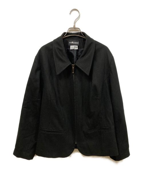 SAG HARBOR（サグハーバー）SAG HARBOR (サグハーバー) ウールブルゾン ブラック サイズ:SIZE 18Wの古着・服飾アイテム
