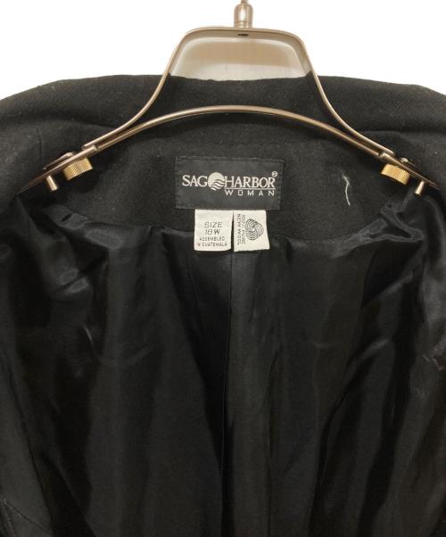 SAG HARBOR（サグハーバー）SAG HARBOR (サグハーバー) ウールブルゾン ブラック サイズ:SIZE 18Wの古着・服飾アイテム