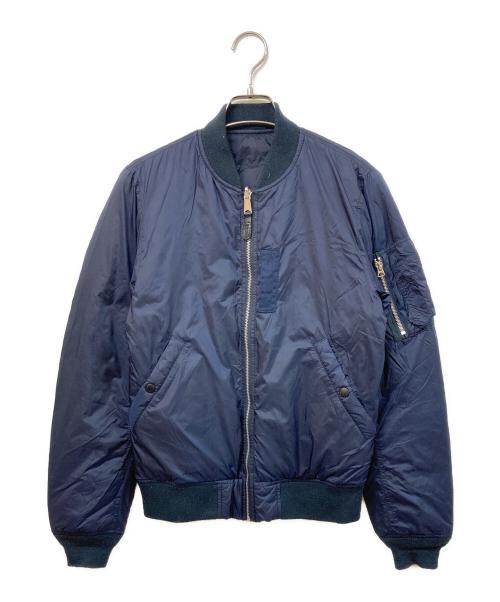 ALPHA（アルファ）ALPHA (アルファ) MA-1ジャケット ネイビー サイズ:SIZE Sの古着・服飾アイテム