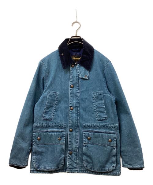 HOUSTON（ヒューストン）HOUSTON (ヒューストン) アイランドジャケット ブルー サイズ:SIZE 38の古着・服飾アイテム