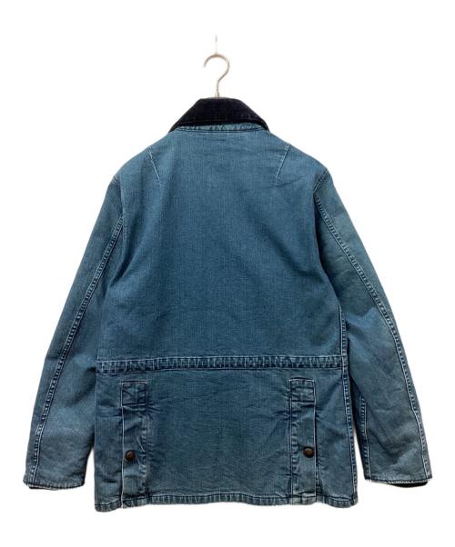 HOUSTON（ヒューストン）HOUSTON (ヒューストン) アイランドジャケット ブルー サイズ:SIZE 38の古着・服飾アイテム