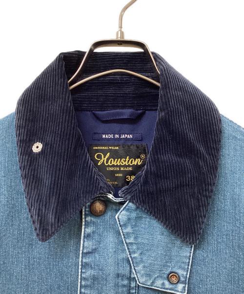HOUSTON（ヒューストン）HOUSTON (ヒューストン) アイランドジャケット ブルー サイズ:SIZE 38の古着・服飾アイテム