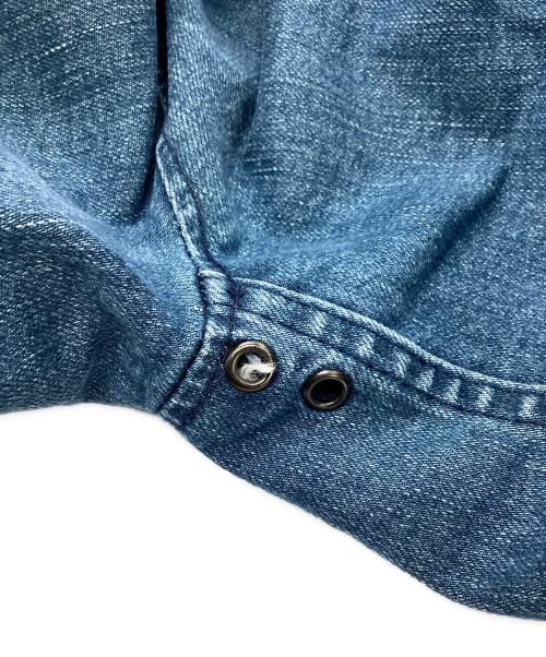 HOUSTON（ヒューストン）HOUSTON (ヒューストン) アイランドジャケット ブルー サイズ:SIZE 38の古着・服飾アイテム