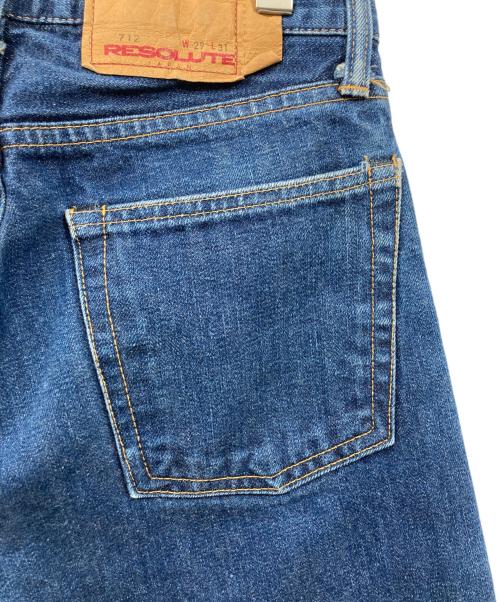 RESOLUTE（リゾルト）RESOLUTE (リゾルト) 712デニムパンツ ブルー サイズ:SIZE 29の古着・服飾アイテム