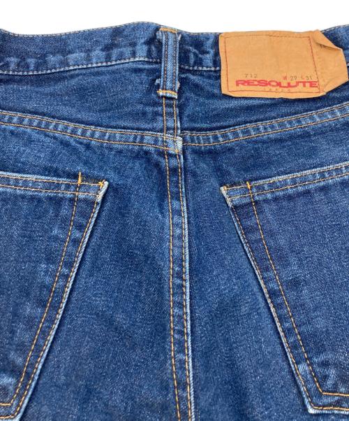 RESOLUTE（リゾルト）RESOLUTE (リゾルト) 712デニムパンツ ブルー サイズ:SIZE 29の古着・服飾アイテム