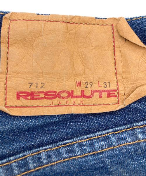 RESOLUTE（リゾルト）RESOLUTE (リゾルト) 712デニムパンツ ブルー サイズ:SIZE 29の古着・服飾アイテム