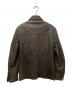EMMETI (エンメティ) Ｍ65ラムスキンレザージャケット ブラウン サイズ:SIZE 44：40000円