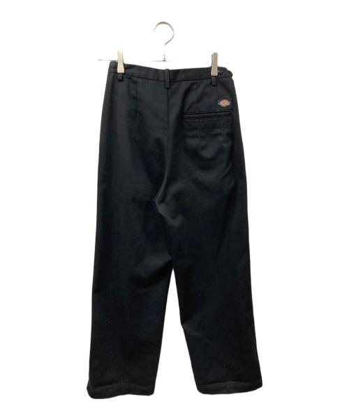 Dickies（ディッキーズ）Dickies (ディッキーズ) styling/ (スタイリング) 別注のツータックワイドパンツ ブラック サイズ:SIZE 0の古着・服飾アイテム