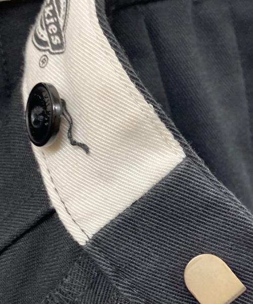 Dickies（ディッキーズ）Dickies (ディッキーズ) styling/ (スタイリング) 別注のツータックワイドパンツ ブラック サイズ:SIZE 0の古着・服飾アイテム