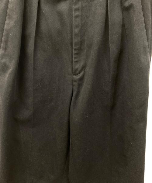 Dickies（ディッキーズ）Dickies (ディッキーズ) styling/ (スタイリング) 別注のツータックワイドパンツ ブラック サイズ:SIZE 0の古着・服飾アイテム
