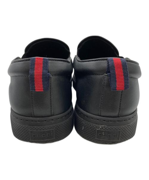 GUCCI（グッチ）GUCCI (グッチ) GGスプリームスリッポン ブラック サイズ:9　1／2の古着・服飾アイテム
