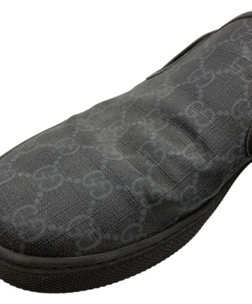 GUCCI（グッチ）GUCCI (グッチ) GGスプリームスリッポン ブラック サイズ:9　1／2の古着・服飾アイテム