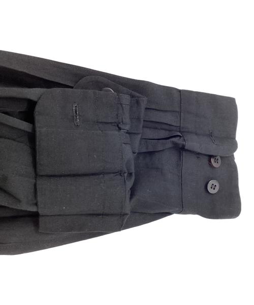 ISSEY MIYAKE MEN（イッセイミヤケメン）ISSEY MIYAKE MEN (イッセイミヤケメン) レギュラーカラープリーツシャツ ブラック サイズ:２の古着・服飾アイテム