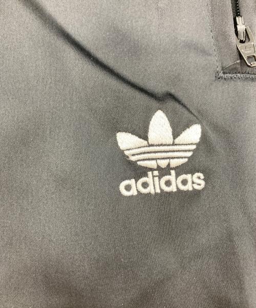 adidas Originals（アディダスオリジナル）adidas Originals (アディダスオリジナル) サテン ワイドレッグ トラックパンツ ブラック サイズ:SIZE Mの古着・服飾アイテム