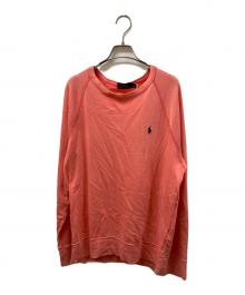 POLO RALPH LAUREN（ポロ・ラルフローレン）の古着「長袖カットソー」｜ピンク