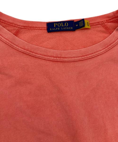 POLO RALPH LAUREN（ポロ・ラルフローレン）POLO RALPH LAUREN (ポロ・ラルフローレン) 長袖カットソー ピンク サイズ:SIZE Mの古着・服飾アイテム