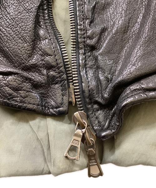 FAKTOR（ファクター）FAKTOR (ファクター) レザージャケット ブラック サイズ:SIZE Mの古着・服飾アイテム