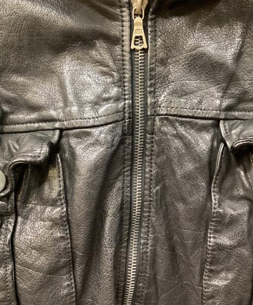 FAKTOR（ファクター）FAKTOR (ファクター) レザージャケット ブラック サイズ:SIZE Mの古着・服飾アイテム