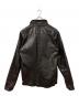 FAKTOR (ファクター) レザージャケット ブラック サイズ:SIZE M：9000円