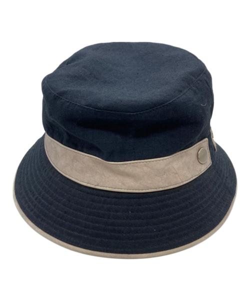 HERMES（エルメス）HERMES (エルメス) セリエボタンバケットハット ネイビー サイズ:58の古着・服飾アイテム