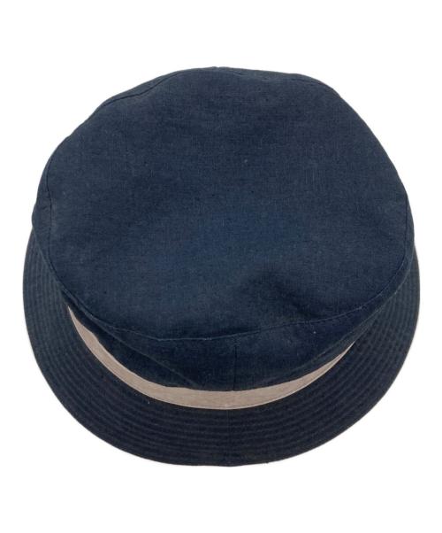 HERMES（エルメス）HERMES (エルメス) セリエボタンバケットハット ネイビー サイズ:58の古着・服飾アイテム