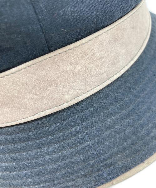 HERMES（エルメス）HERMES (エルメス) セリエボタンバケットハット ネイビー サイズ:58の古着・服飾アイテム
