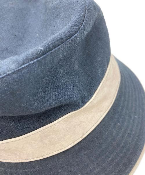 HERMES（エルメス）HERMES (エルメス) セリエボタンバケットハット ネイビー サイズ:58の古着・服飾アイテム