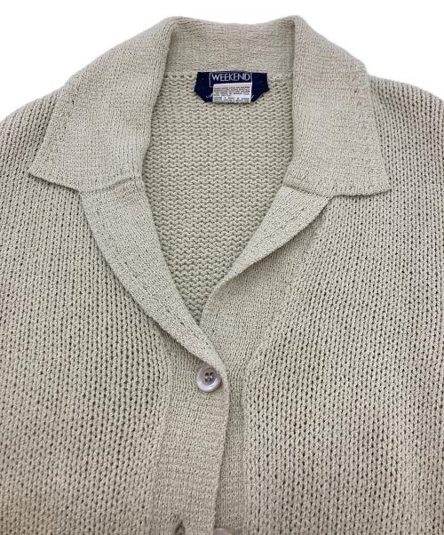 WEEKEND Max Mara（ウィークエンド マックスマーラ）WEEKEND Max Mara (ウィークエンド マックスマーラ) ニットカーディガン アイボリー サイズ:SIZE Mの古着・服飾アイテム