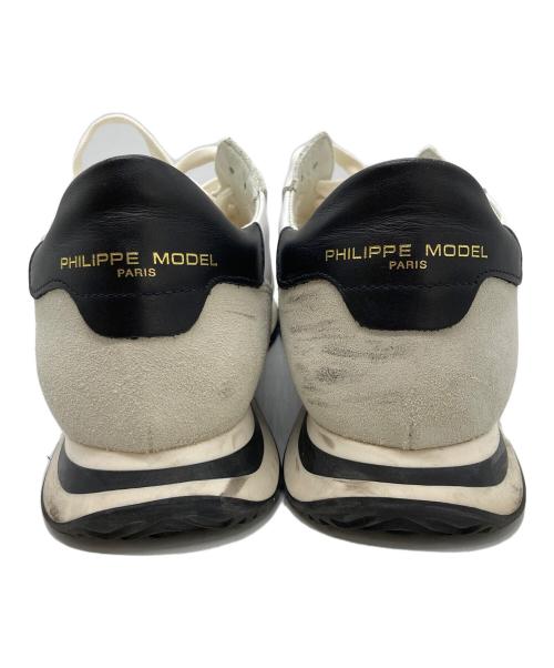 PHILIPPE MODEL（フィリップ モデル）PHILIPPE MODEL (フィリップ モデル) ローカットスニーカー ホワイト サイズ:41の古着・服飾アイテム