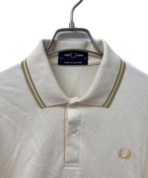 FRED PERRY（フレッドペリー）FRED PERRY (フレッドペリー) ポロシャツ ベージュ サイズ:	SIZE 38の古着・服飾アイテム