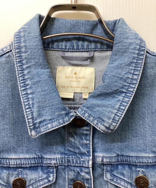 Kate Spade（ケイトスペード）Kate Spade (ケイトスペード) デニムジャケット ブルー サイズ:XSの古着・服飾アイテム