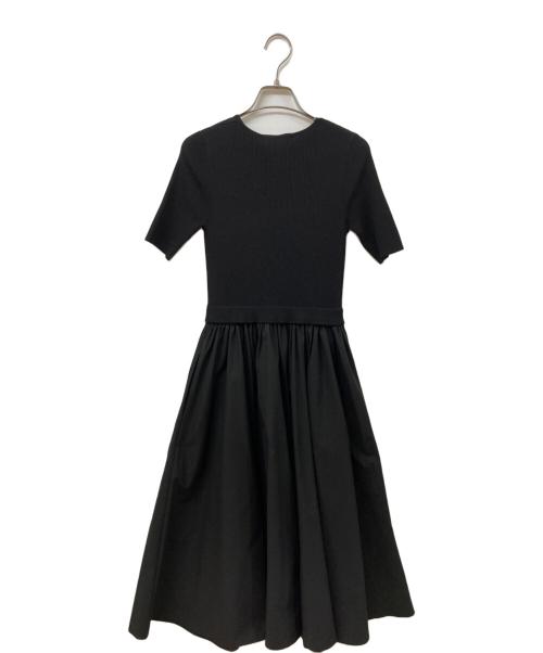 M-PREMIER（エムプルミエ）M-premier (エムプルミエ) リブニットワンピース ブラック サイズ:	SIZE 34の古着・服飾アイテム