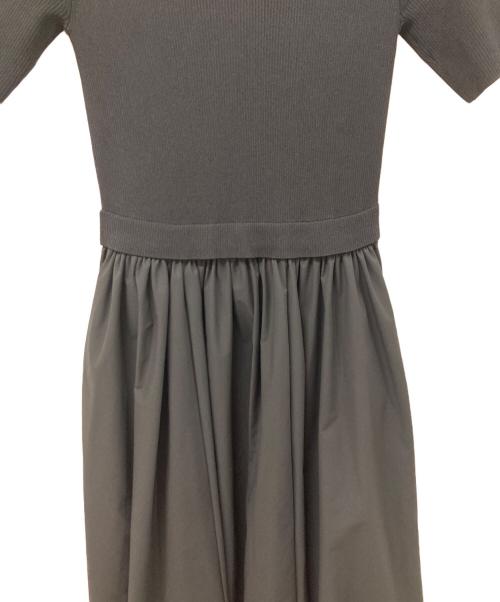 M-PREMIER（エムプルミエ）M-premier (エムプルミエ) リブニットワンピース ブラック サイズ:	SIZE 34の古着・服飾アイテム