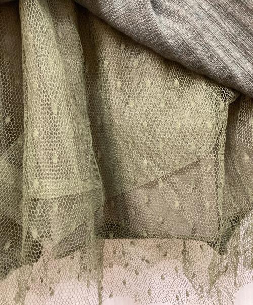 RED VALENTINO（レッドヴァレンティノ）RED VALENTINO (レッドヴァレンティノ) ニットワンピース カーキ サイズ:XS 未使用品の古着・服飾アイテム