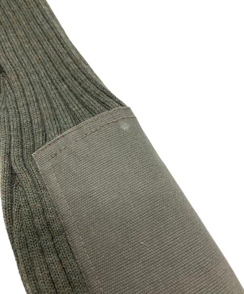 RED VALENTINO（レッドヴァレンティノ）RED VALENTINO (レッドヴァレンティノ) ニットワンピース カーキ サイズ:XS 未使用品の古着・服飾アイテム