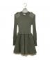 RED VALENTINO（レッドヴァレンティノ）の古着「ニットワンピース」｜カーキ