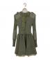 RED VALENTINO (レッドヴァレンティノ) ニットワンピース カーキ サイズ:XS 未使用品：7000円