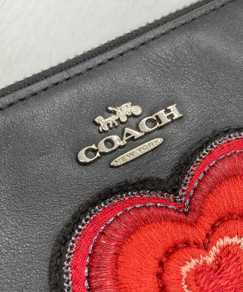 COACH（コーチ）COACH (コーチ) ハートモチーフハンドバッグ ブラックの古着・服飾アイテム