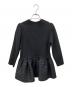 BORDERS AT BALCONY (ボーダーズアットバルコニー) チュニックブラウス ブラック サイズ:SIZE 36：5000円