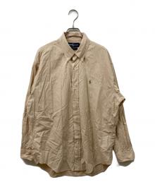 RALPH LAUREN（ラルフローレン）の古着「チェックシャツ」｜ブラウン