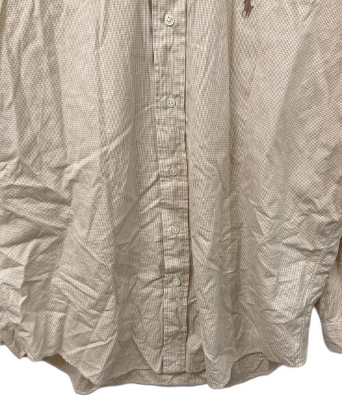 RALPH LAUREN（ラルフローレン）RALPH LAUREN (ラルフローレン) チェックシャツ ブラウン サイズ:	SIZE Lの古着・服飾アイテム