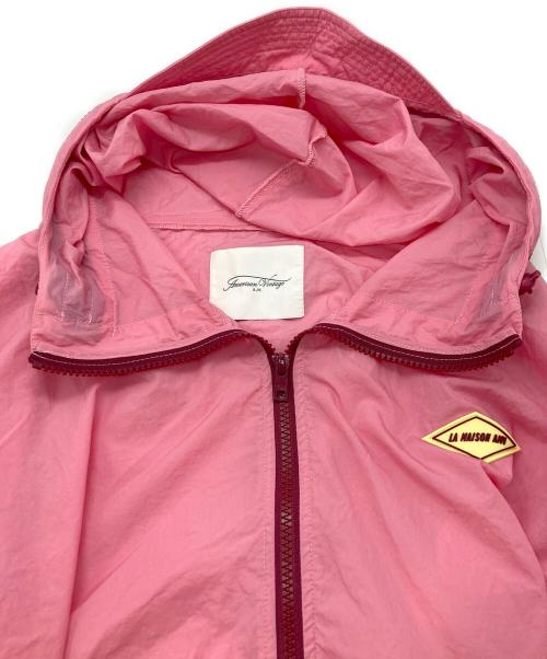 AMERICAN VINTAGE（アメリカンヴィンテージ）AMERICAN VINTAGE (アメリカンヴィンテージ) アノラックパーカー ピンク サイズ:SIZE Mの古着・服飾アイテム