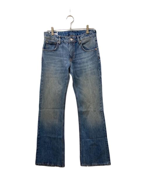 ZARA（ザラ）ZARA (ザラ) ワックスフィニッシスュフレアフィットデニムパンツ インディゴ サイズ:SIZE 36の古着・服飾アイテム