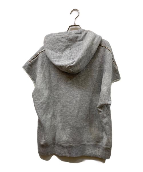 DSQUARED2（ディースクエアード）DSQUARED2 (ディースクエアード) ノースリーブパーカー グレー サイズ:Mの古着・服飾アイテム