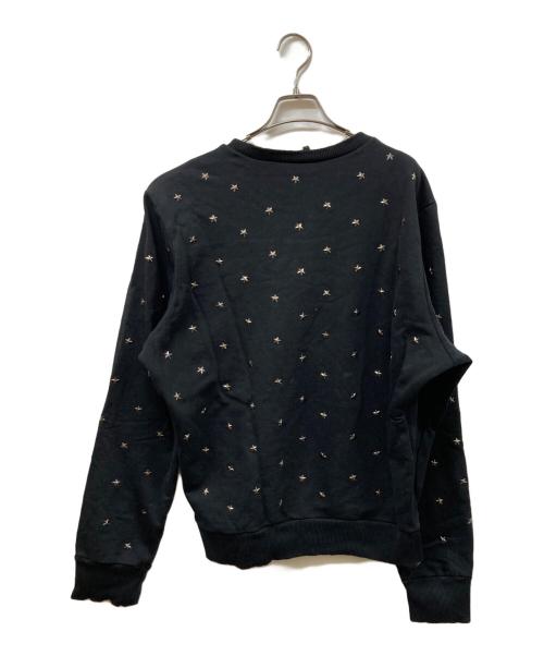 DIESEL（ディーゼル）DIESEL (ディーゼル) スタークルーネックスウェット ブラック サイズ:SIZE Lの古着・服飾アイテム
