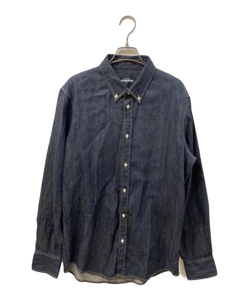 DSQUARED2（ディースクエアード）DSQUARED2 (ディースクエアード) デニムシャツ インディゴ サイズ:	SIZE 48の古着・服飾アイテム