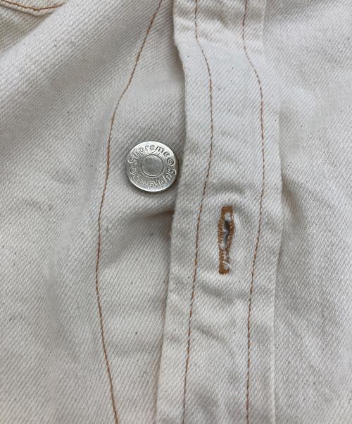 SUPREME（シュプリーム）SUPREME (シュプリーム) denim painter shirt アイボリー サイズ:	SIZE Lの古着・服飾アイテム