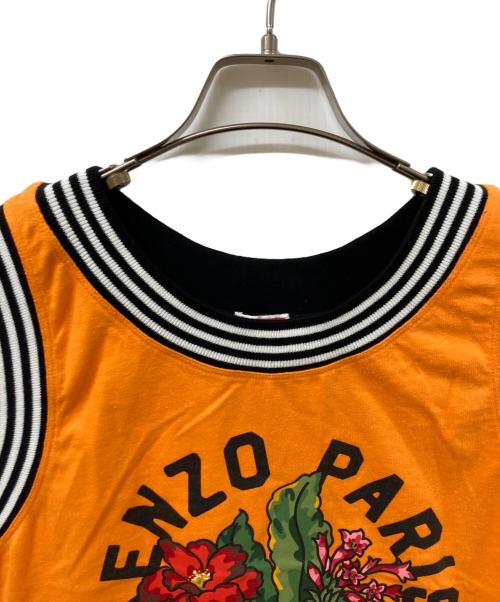 KENZO（ケンゾー）KENZO (ケンゾー) ノースリーブTシャツ オレンジ サイズ:SIZE Sの古着・服飾アイテム
